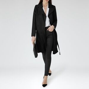 REISS Dafne Mac Trench Missing Belt Sz2